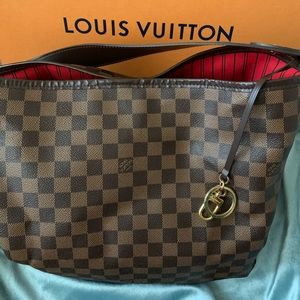 *SOLD*Authentic Damier Ebene Delightful MM NM Bag